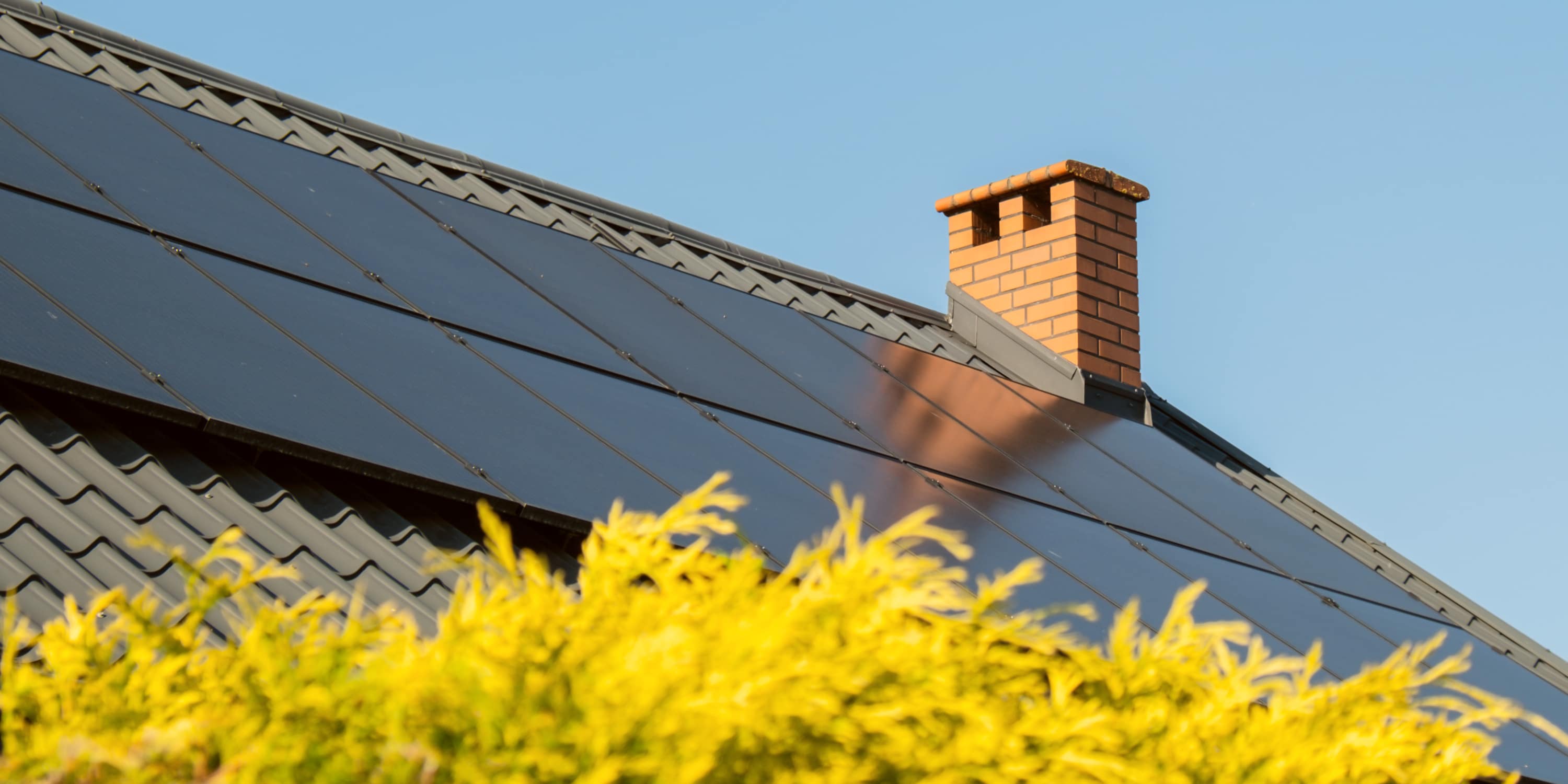 zonnedak met panelen